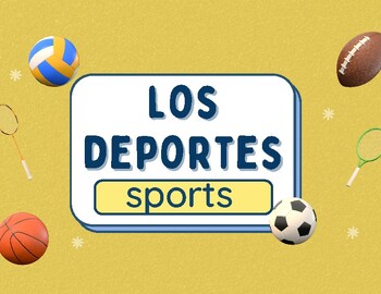 Preview of Los Deportes/Sports - Presentación de Vocabulario Visual