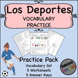 Los Deportes Sports Vocabulary Practice in Spanish Workshe