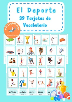 Preview of El Deporte - Tarjetas de imágenes y vocabulario