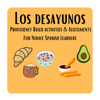 Preview of Los Desayunos del Mundo Hispano / Breakfasts Unit for Novice Spanish Learners