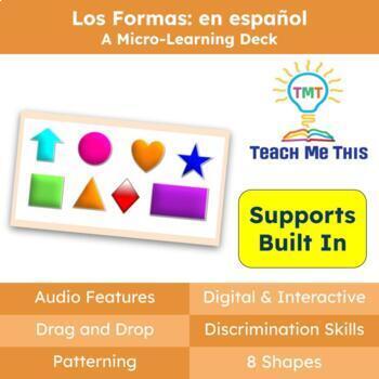 Preview of Los Formas (Shapes in Spanish) | Patterns | Discrimination | Interactive