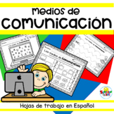 Medios de Comunicación | Mass Media Worksheet in Spanish