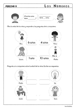 Numbers in Spanish - Los Números 1-10 - Activity Pack by Edu Zebra