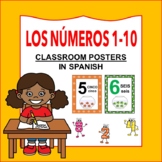 Los Números 1-10: SPANISH Numbers 1-10 CLASSROOM POSTERS