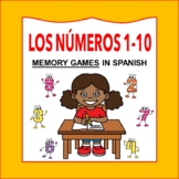 Los Números 1-10: SPANISH Numbers 1-10 MEMORY GAMES