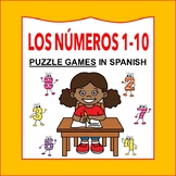 Los Números 1-10: SPANISH Numbers 1-10 PUZZLE GAMES