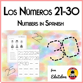  Los Números - Numbers 21 to 30 in Spanish