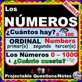 Spanish Numbers and Ordinals BUNDLE Los numeros Los ordina