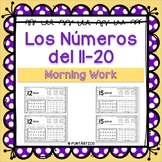 Los Números del 11-20 Morning Work
