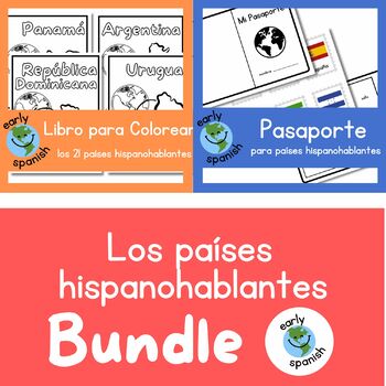 Preview of Los Países Hispanohablantes - Spanish Speaking Countries Activities