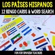 Los Países Hispanohablantes Bingo & Word Search by Fun for Spanish