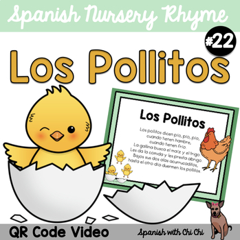 Preview of Los Pollitos Cancion Infantil Spanish Nursery Rhyme Song
