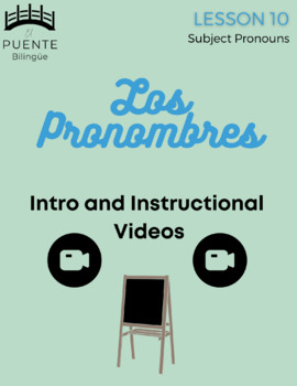 Preview of Los Pronombres - Videos - Beginners Spanish Lesson 10