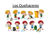 Los Quehaceres (Spanish chores) para una fiesta