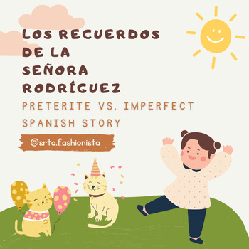 Preview of Los Recuerdos de la Señora Rodríguez - Preterite vs. Imperfect Spanish Story