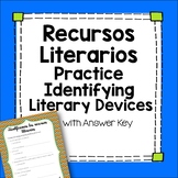 Los Recursos Literarios - Spanish Identifying Literary Devices