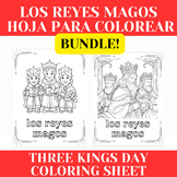 Los Reyes Magos Coloring Sheets |  First Day Back After Wi