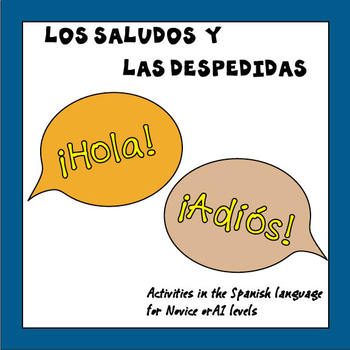 Preview of Los Saludos y las Despedidas en Español/Greetings and Goodbyes in Spanish