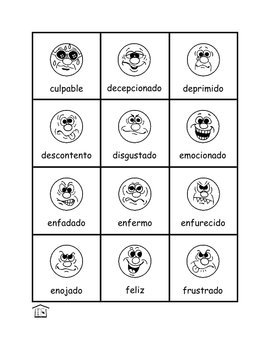 Los Sentimientos - Emotions or Feelings in Spanish by Fran Lafferty