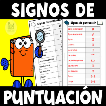 Preview of Los Signos de Puntuacion Carteles de Referencia en Español