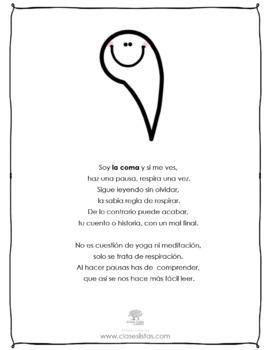 Preview of La Coma, poema infantil (signos de puntuación)