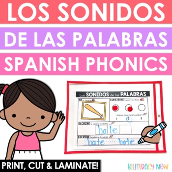 Preview of Los Sonidos de las Palabras - Interactive Spanish Phonics