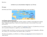Los Tainos Intro Lesson- google slides and student guided 