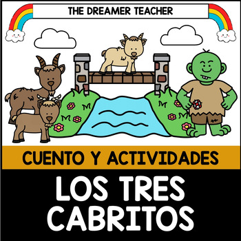Preview of Los Tres Cabritos: Cuento y Actividades | Distance Learning