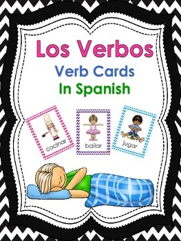 Preview of Los Verbos/Verb Cards In Spanish