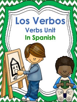 Preview of Los Verbos/Verbs Unit In Spanish