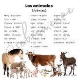 Los animales / The animals