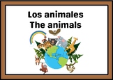 Los animales / The animals. Spanish and English.