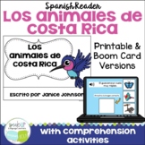 Animales de Costa Rica Spanish Reading & Activities Print 