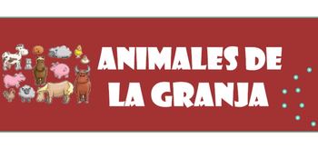 Preview of Animales de la granja - farm animals in Spanish