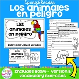 Animales en peligro Spanish Endangered Animal Reader Print