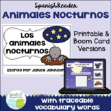 Los animales nocturnos Spanish Nocturnal Animal Reader Pri