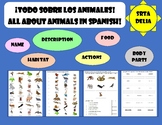 Los animales salvajes - Worksheet + Games - Resource Bundl