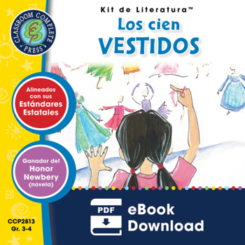 Preview of Los cien vestidos - Kit de Literatura Gr. 3-4