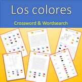 Los colores - Activities to practice vocabulary ( Crosswor