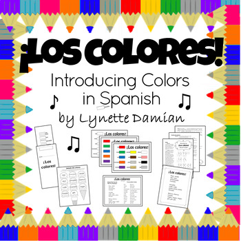 Preview of ¡Los colores!  Introducing Colors in Spanish!