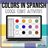 Los colores- colors in Spanish digital activities for Goog