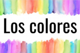Los colores en español/Colors in Spanish