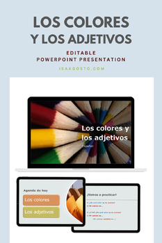 Preview of Los colores y los adjetivos PowerPoint Presentation