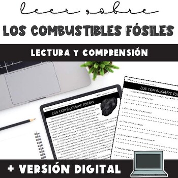 Preview of Los combustibles fósiles Spanish Reading Comprehension