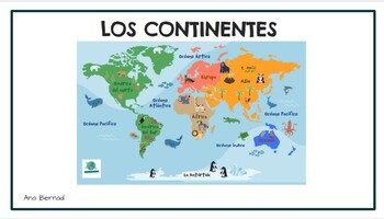 Preview of Los continentes