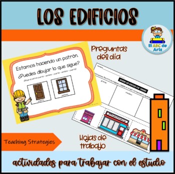 Preview of Los edificios | Actividades  | Building Study in Spanish