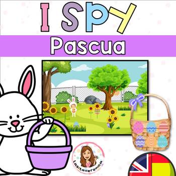 Preview of Easter I Spy. Look and Find. Busca y encuentra. Pascua. April. Math centers
