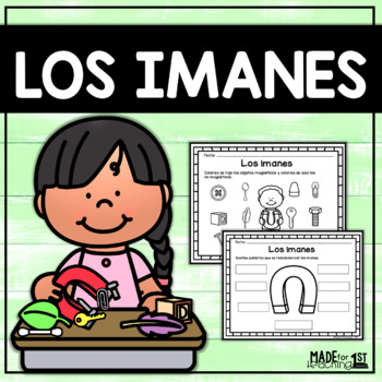 Preview of Los imanes | Magnetism Spanish Worksheets