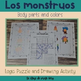 El cuerpo y los colores Body parts and colors Logic Puzzle