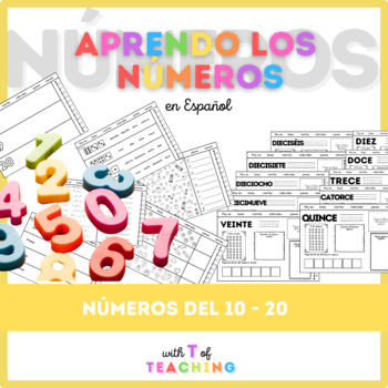 Preview of Los numeros | Numbers in Spanish 10-20 | Actividades | Activities in Spanish